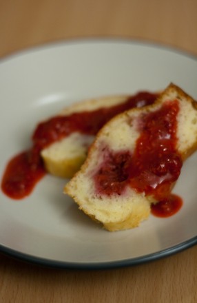 gateau brousse citron framboise