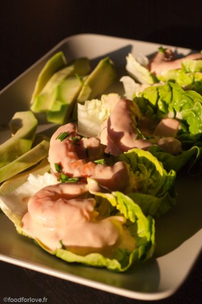 avocat crevettes espelette