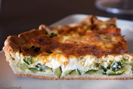 Quiche courgette vache qui rit