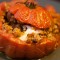 Tomates Cœur de Bœuf farcies au Veau et Mozzarella