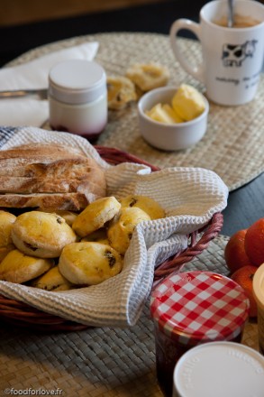 yaourt confiture table