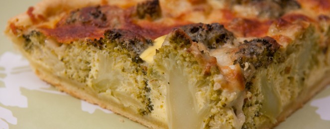 Tarte Romanesco et Scamorza Affumicata