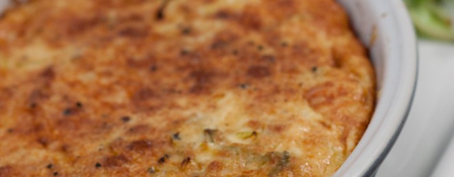 Clafoutis aux Poireaux et au Comté, Sans Gluten