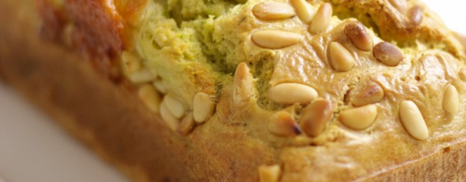 Cake à la Scamorza et Purée d’Ail Nouveau Frais