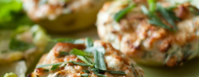Pommes de Terre Farcies au Saumon, Fromage Frais et Estragon