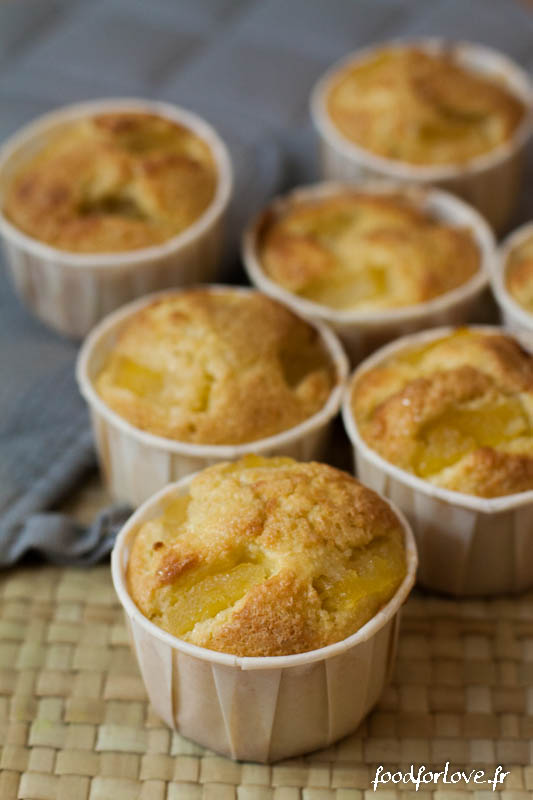 Muffins Ananas et Noix de Coco (Sans Beurre) - Food for Love