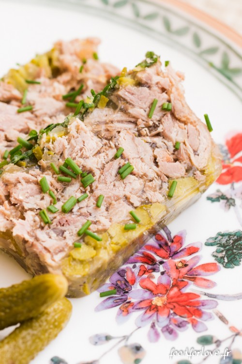 Terrine de Jambonneau aux Cornichons et aux Herbes Food for Love