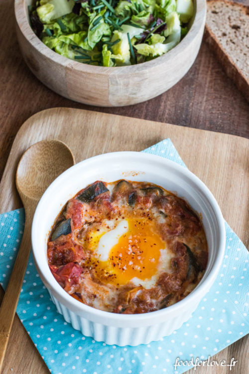 Oeufs Cocotte à la Ratatouille Food for Love