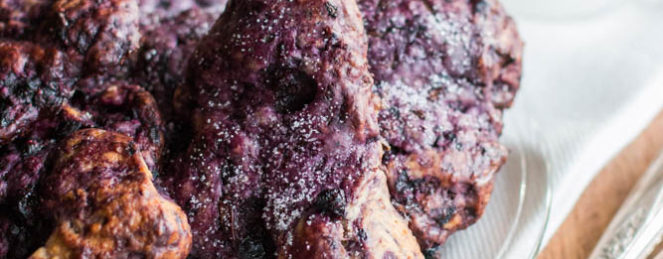 Scones aux Myrtilles & Chocolat