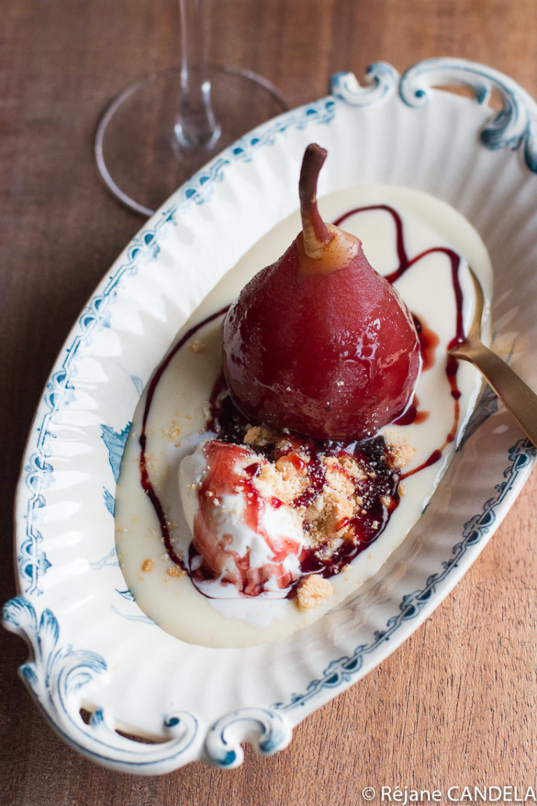Poires Pochées au Vin Rouge Food for Love
