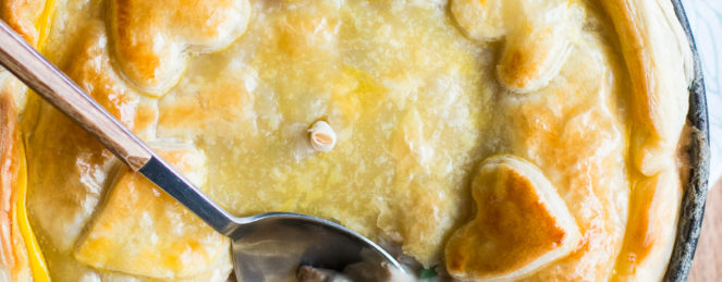 Chicken & Pea Pot Pie