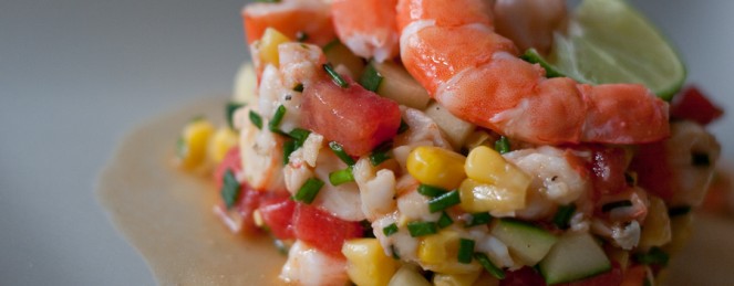 Méli-Mélo de Crevettes, Fruits et Légumes Croquants