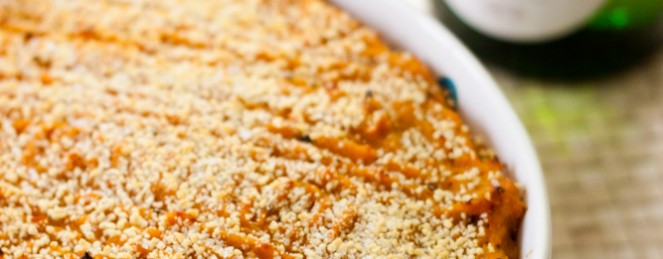 Parmentier de Souris d’Agneau Confites, à la Patate Douce et au Curry