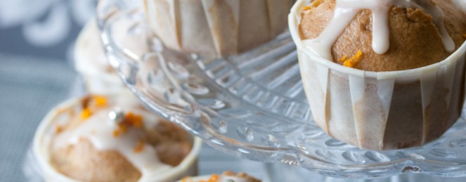 Muffins aux Pommes et Cannelle, Glaçage à la Mandarine