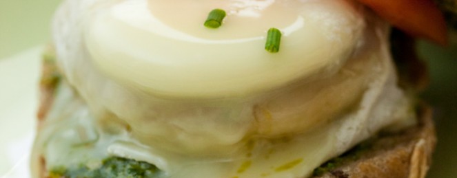 Burger aux Champignons, Pesto et Rocamadours