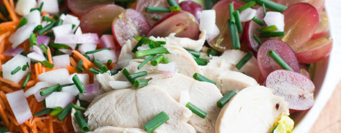Salade au Poulet & Raisins
