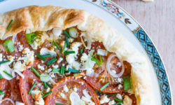 Tarte Fine Tomate, Moutarde & Fêta